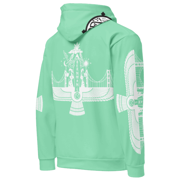 Foam Green Unisex Hoodie - Image 5