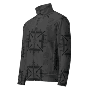 Graphite AOP Unisex track jacket