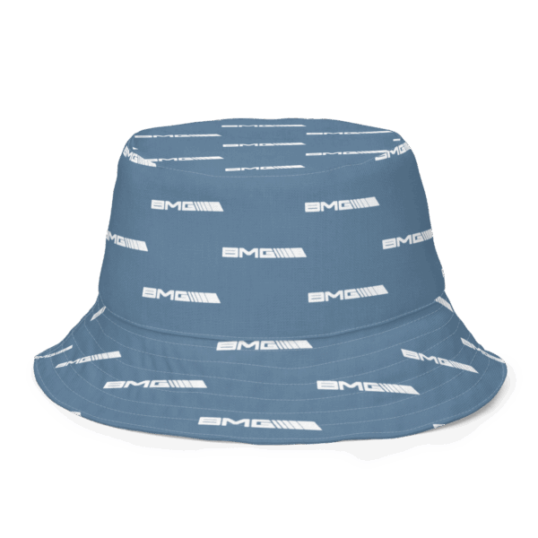 Slate Blue AOP Reversible bucket hat - Image 4