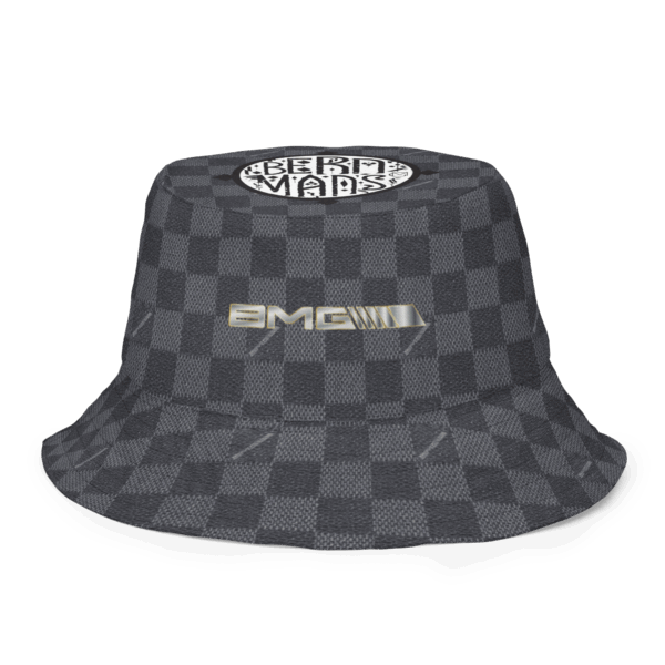 Luxury Pattern AOP Reversible bucket hat - Image 5