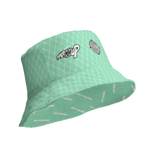 Foam Green AOP Reversible bucket hat