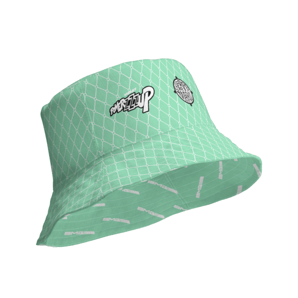 Foam Green AOP Reversible bucket hat