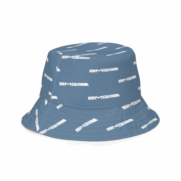 Slate Blue AOP Reversible bucket hat - Image 3