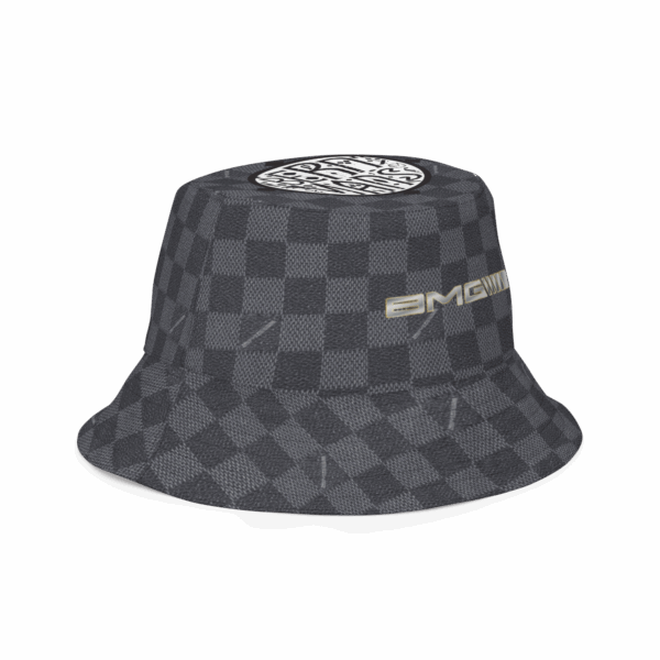 Luxury Pattern AOP Reversible bucket hat - Image 6