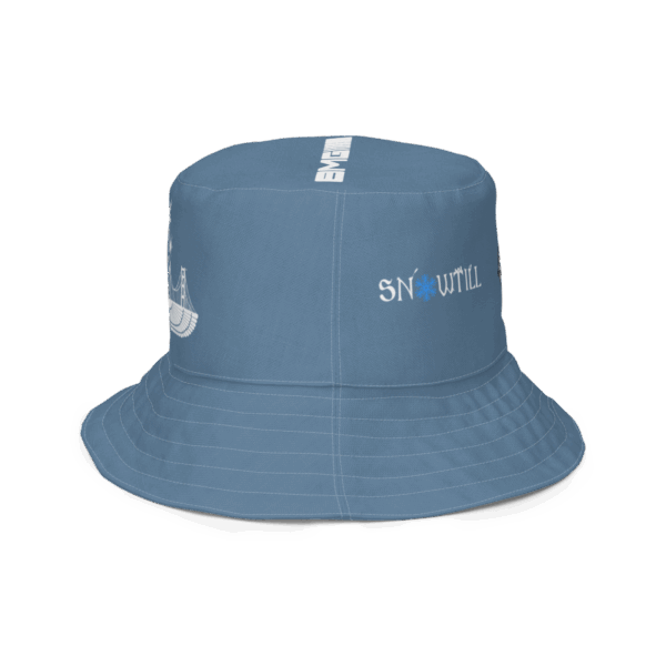 Slate Blue AOP Reversible bucket hat - Image 7