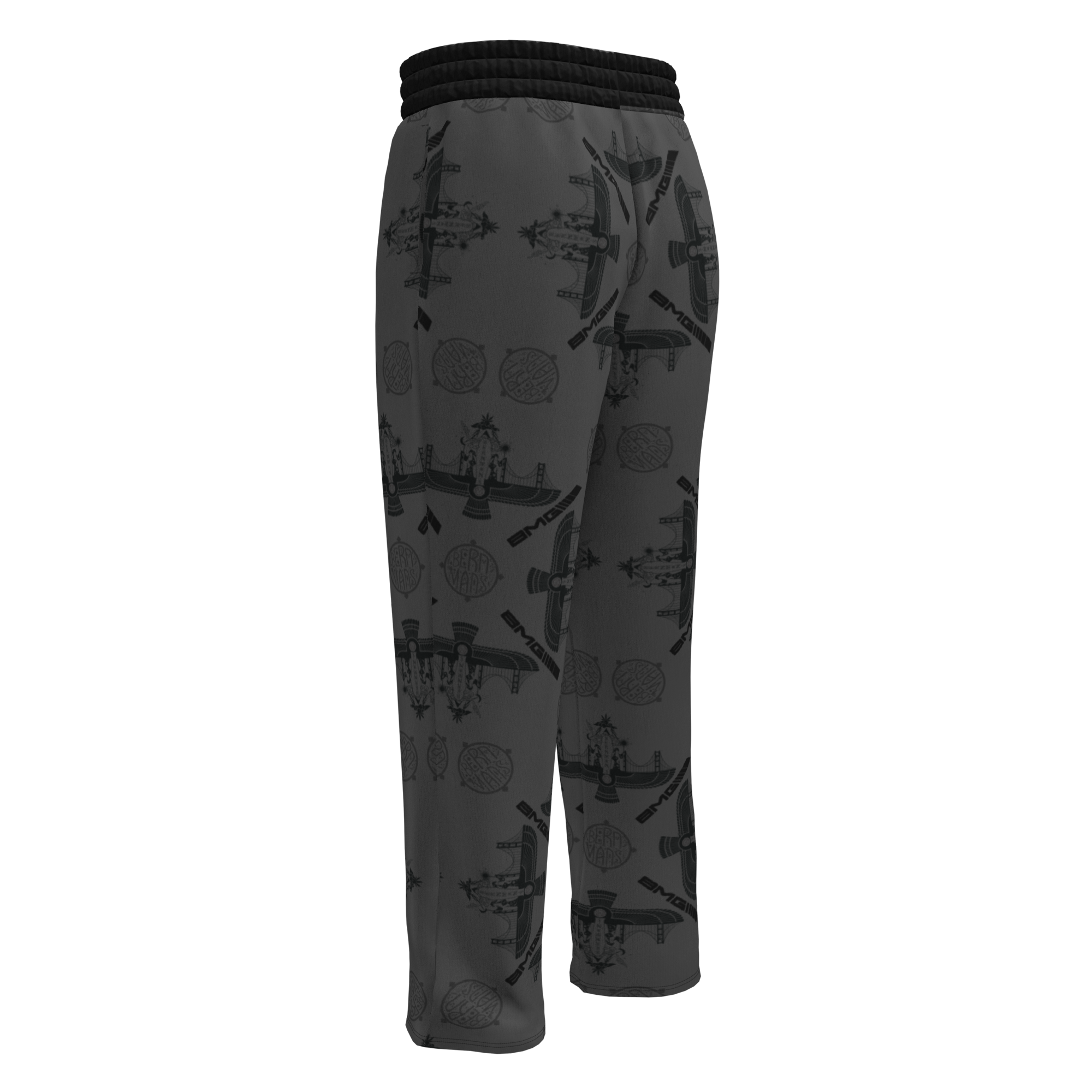 Graphite AOP Wide-leg joggers - Image 5