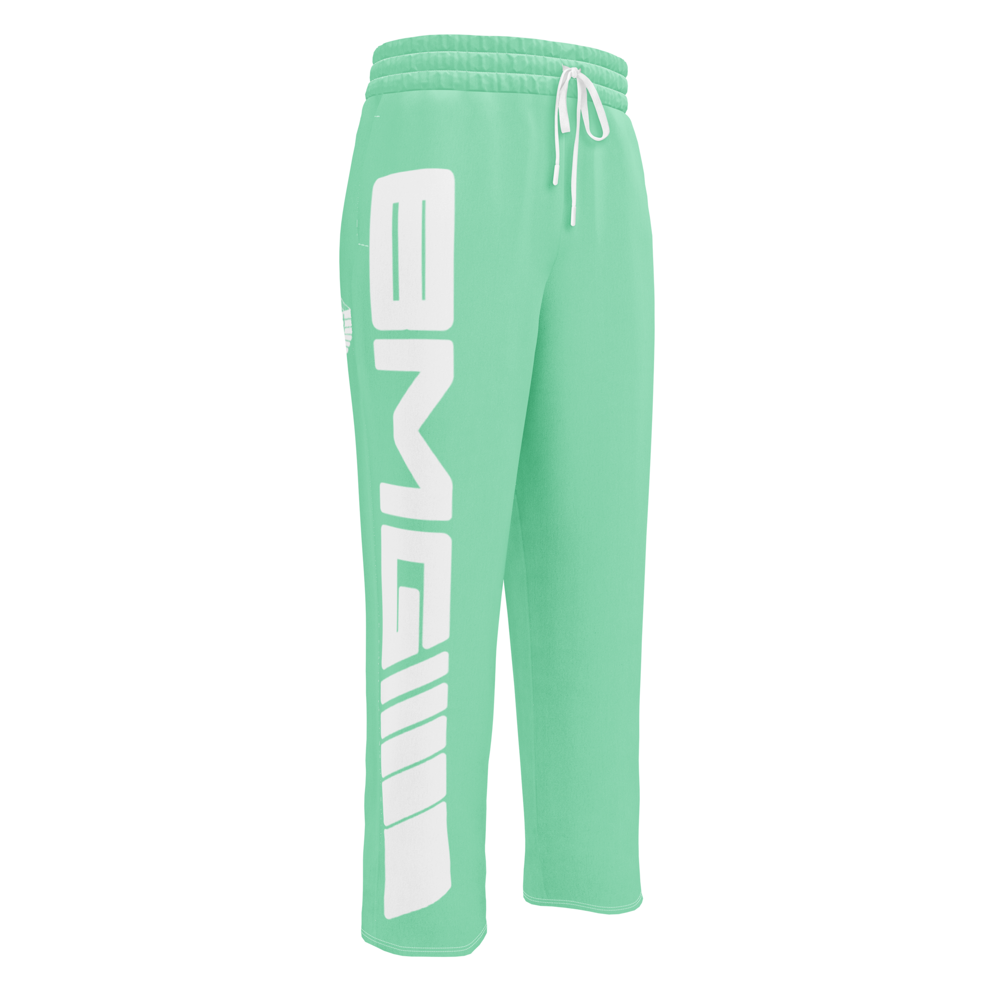 Foam Green AOP Wide-leg joggers