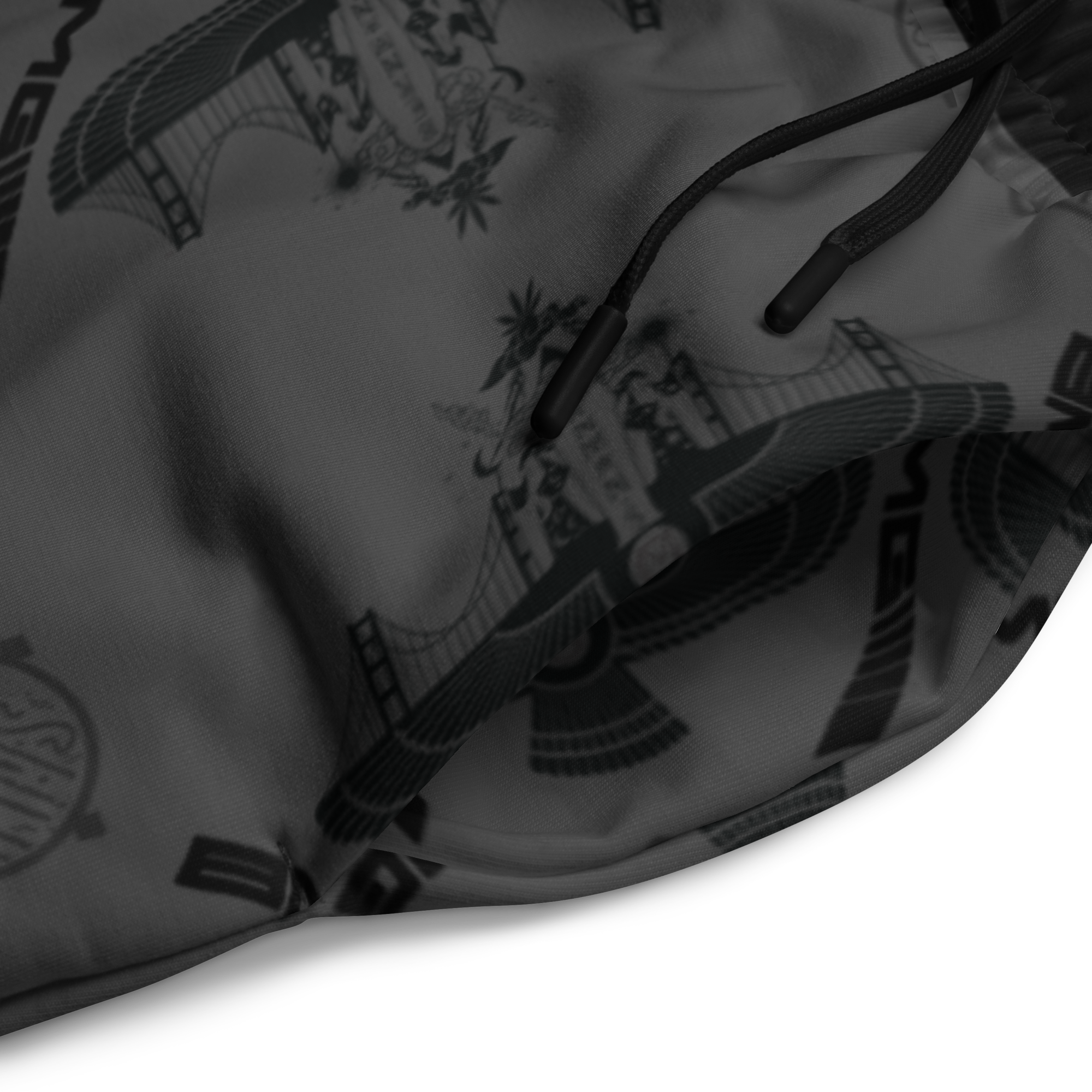 Graphite AOP Wide-leg joggers - Image 2