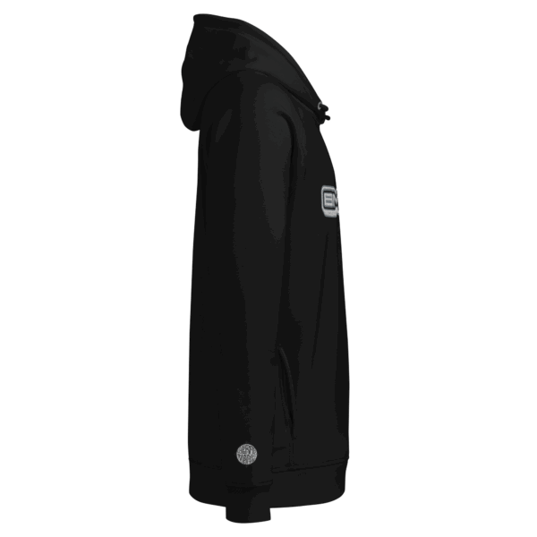 Official Logo Embroidered Unisex organic side pocket hoodie - Image 3