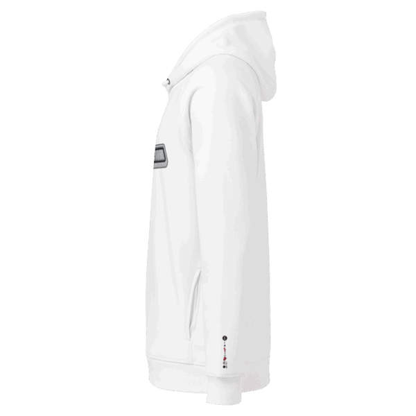 Official Logo Embroidered Unisex organic side pocket hoodie - Image 5
