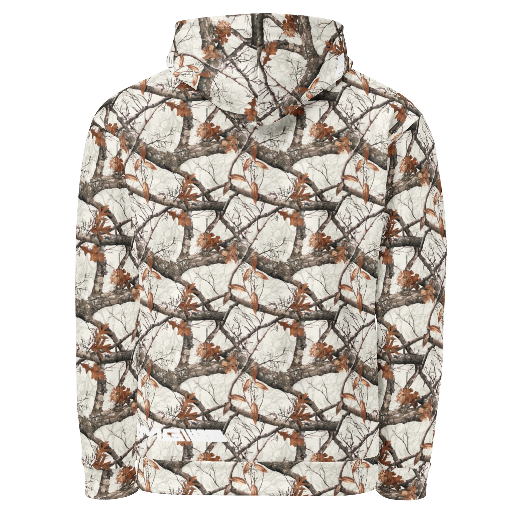 White RealTreeTerps All Over Print Unisex Hoodie - Image 3