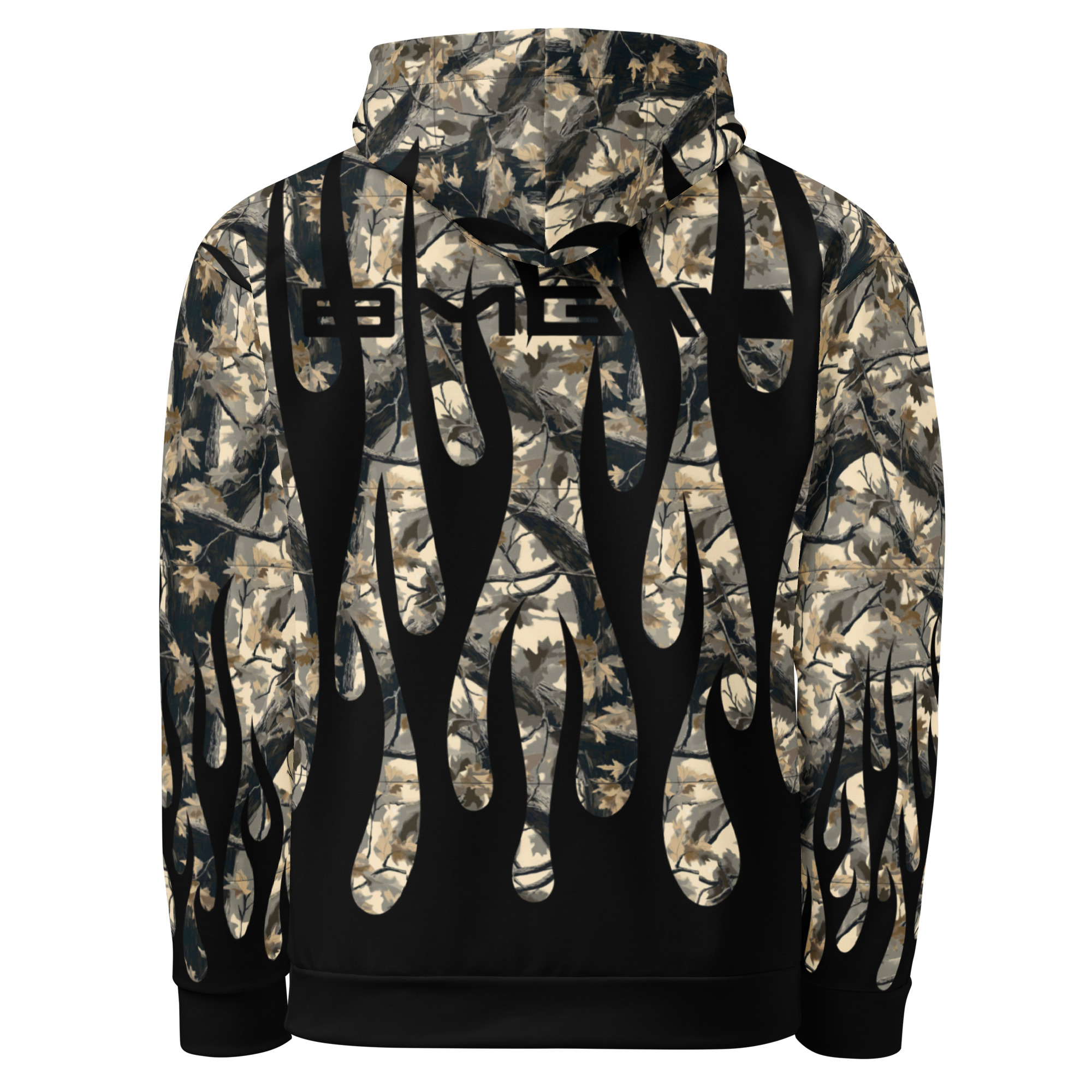 Black RealTreeTerps All Over Print Unisex Hoodie - Image 5