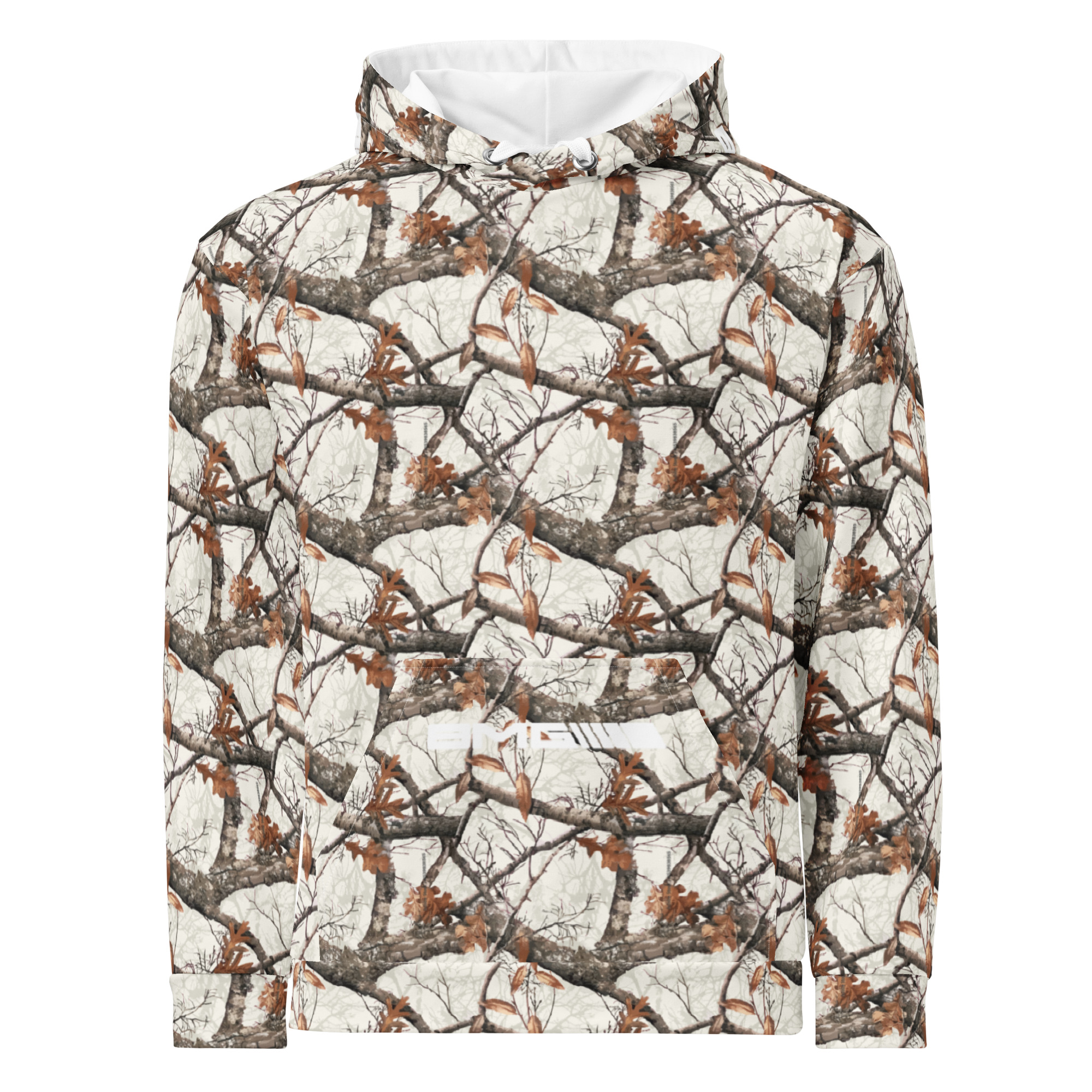 White RealTreeTerps All Over Print Unisex Hoodie