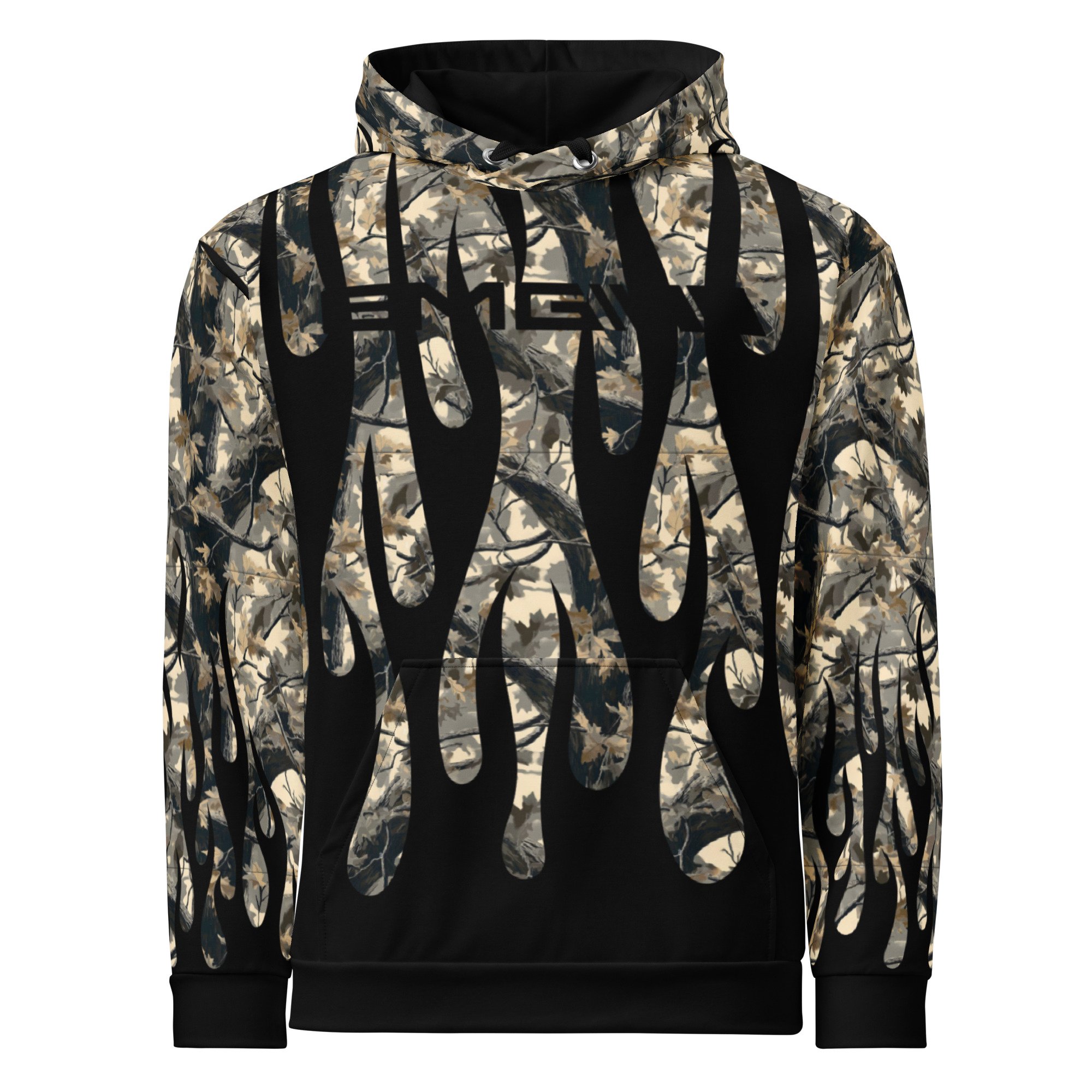 Black RealTreeTerps All Over Print Unisex Hoodie - Image 4