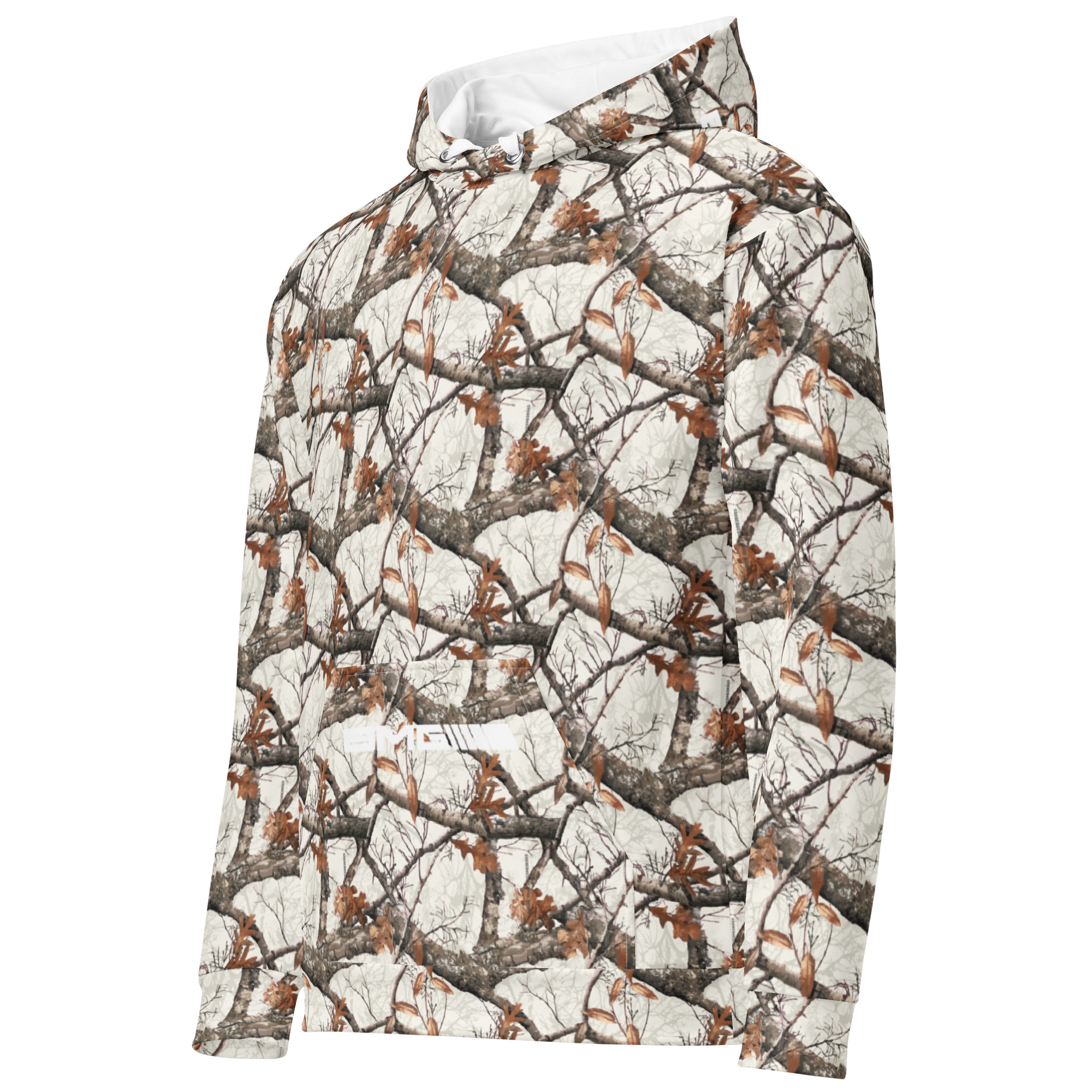 White RealTreeTerps All Over Print Unisex Hoodie - Image 2