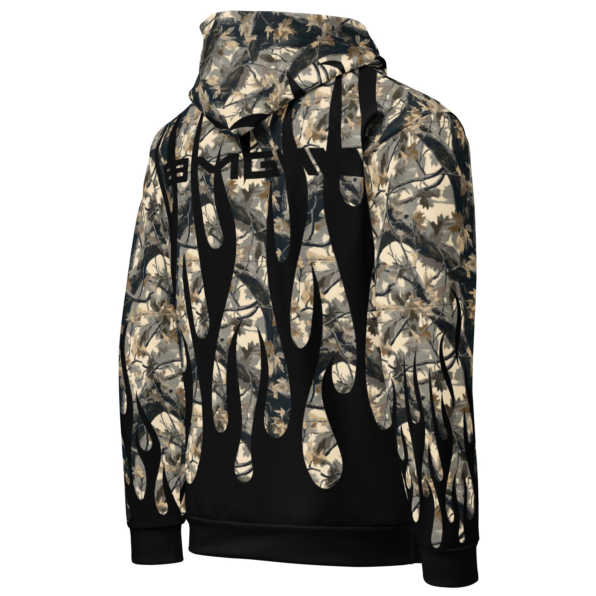 Black RealTreeTerps All Over Print Unisex Hoodie - Image 6