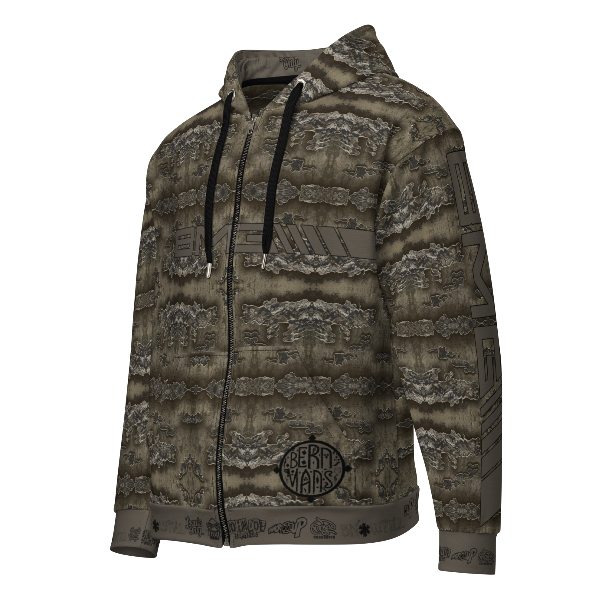 Terpxcape Camo Unisex zip hoodie