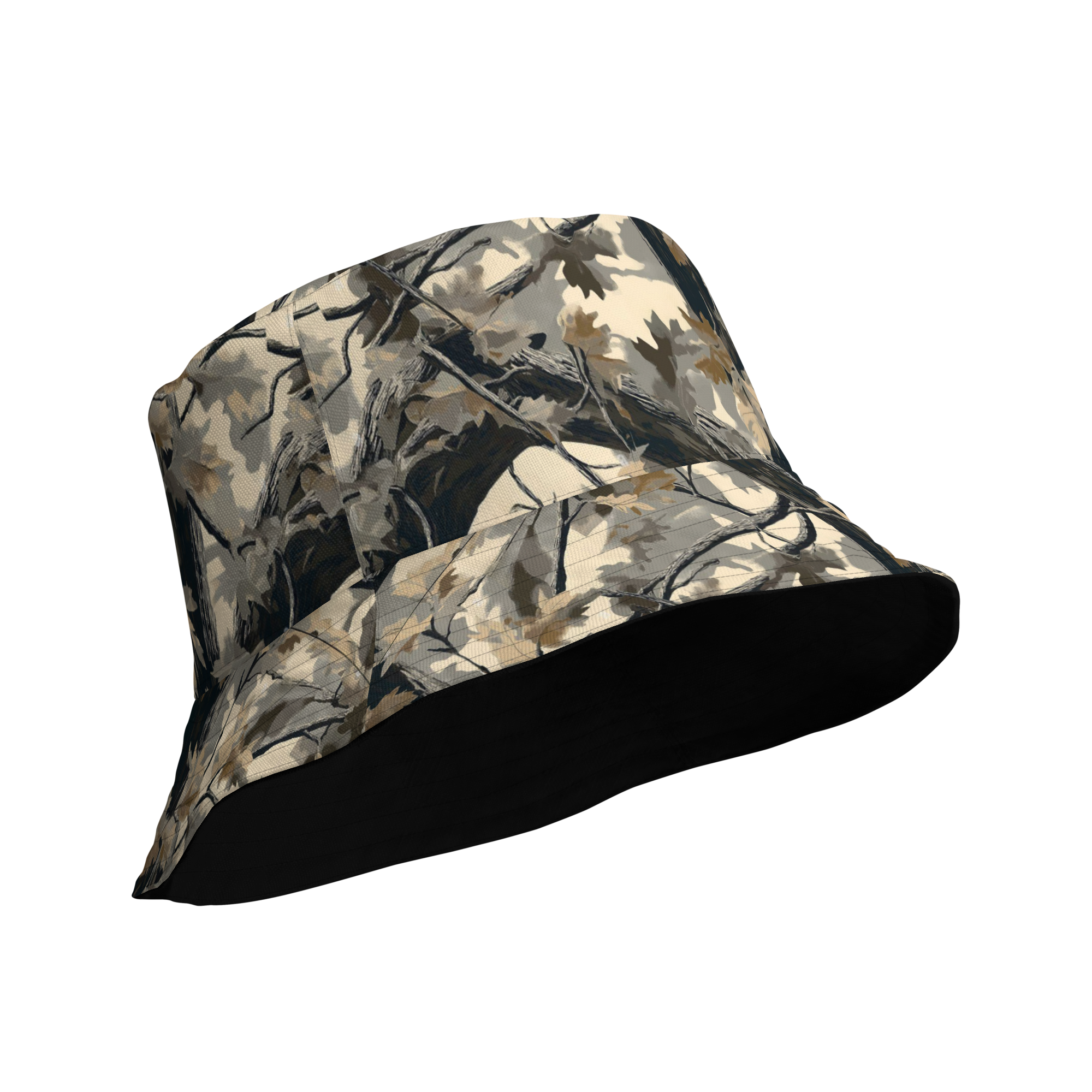 Black RealTreeTerps Unisex Reversible bucket hat - Image 2